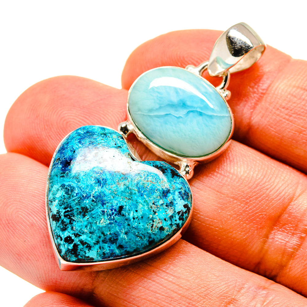 Shattuckite Pendants handcrafted by Anasilvercos - PD757388