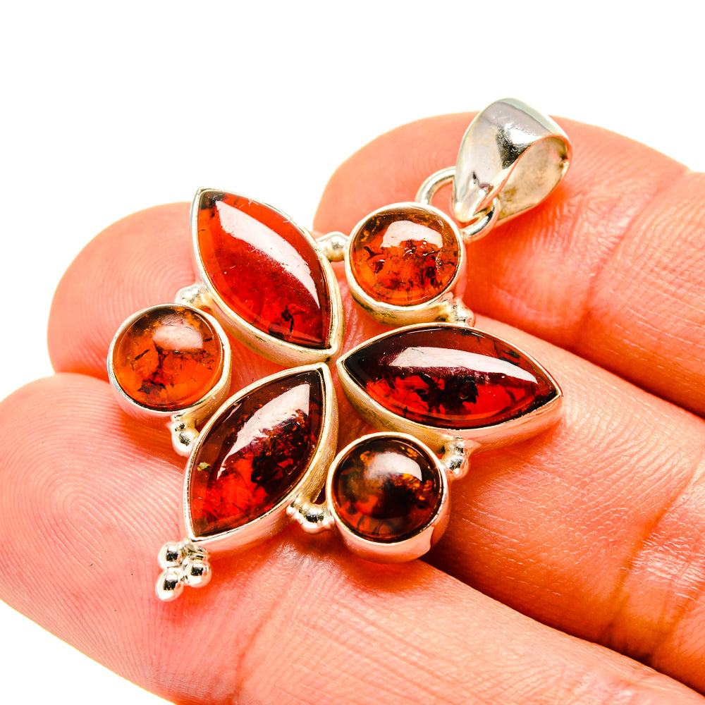 Baltic Amber Pendants handcrafted by Anasilvercos - PD757389
