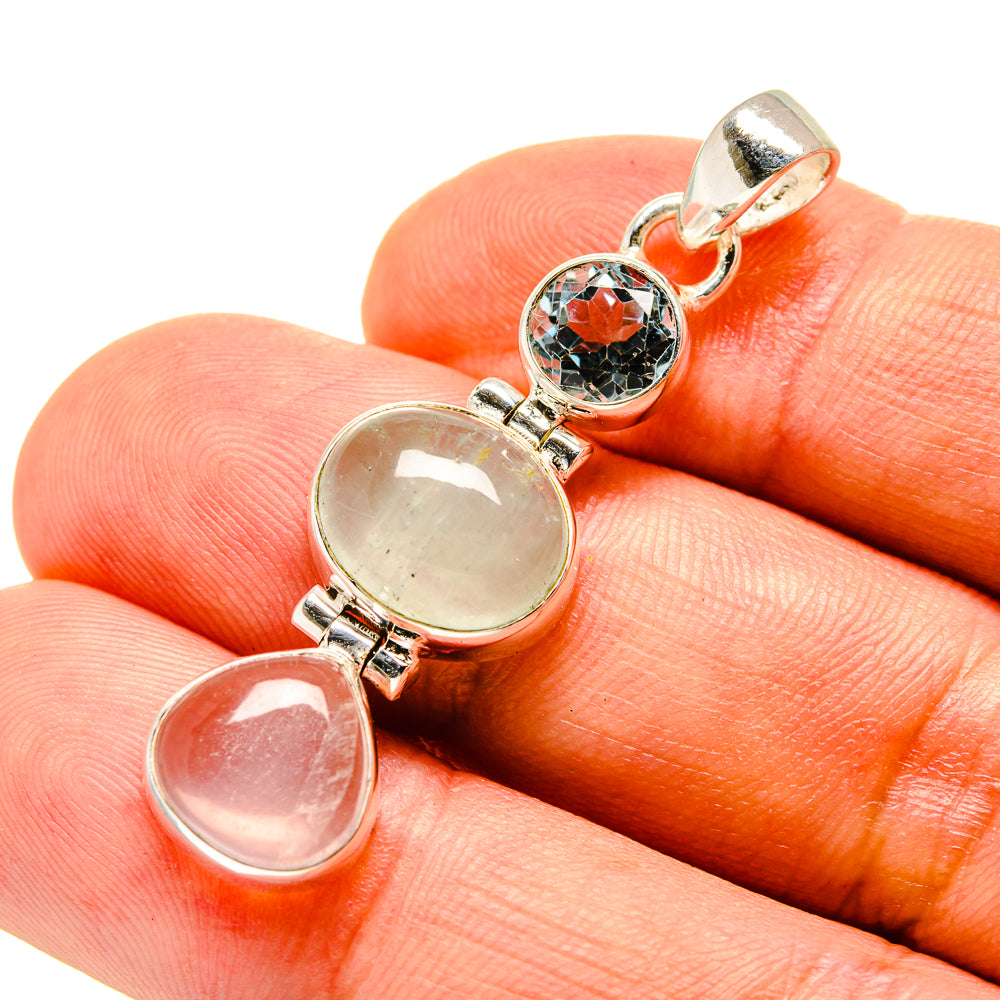 Aquamarine Pendants handcrafted by Anasilvercos - PD757396