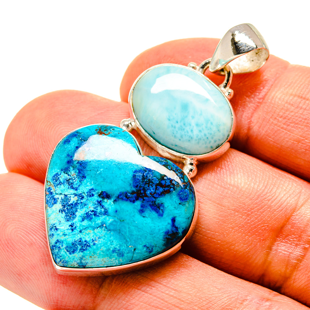 Shattuckite Pendants handcrafted by Anasilvercos - PD757402