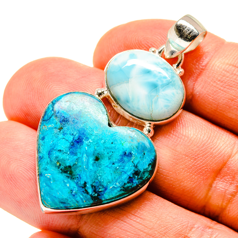 Shattuckite Pendants handcrafted by Anasilvercos - PD757405