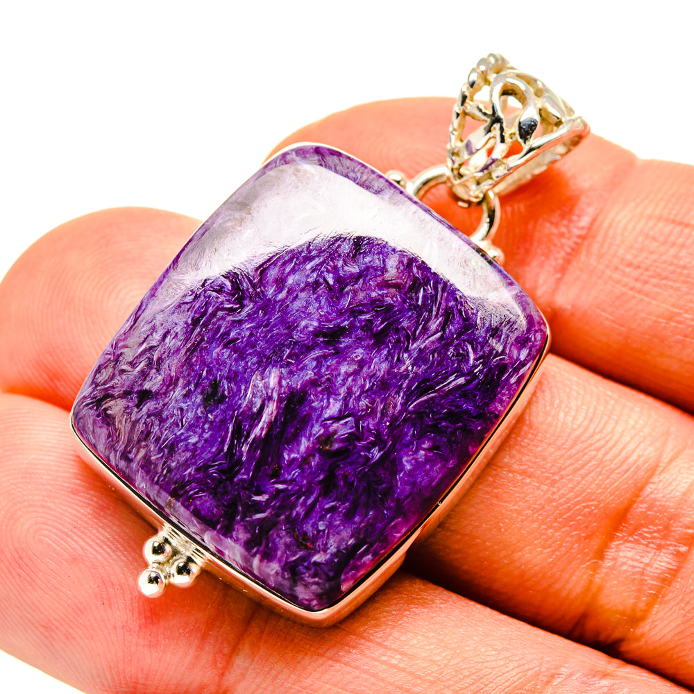Charoite Pendants handcrafted by Anasilvercos - PD757406