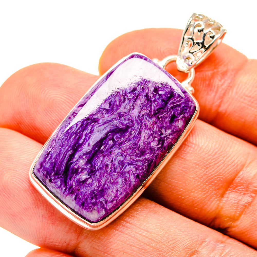 Charoite Pendants handcrafted by Anasilvercos - PD757407