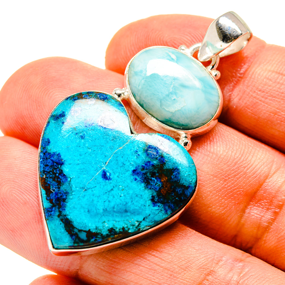 Shattuckite Pendants handcrafted by Anasilvercos - PD757409
