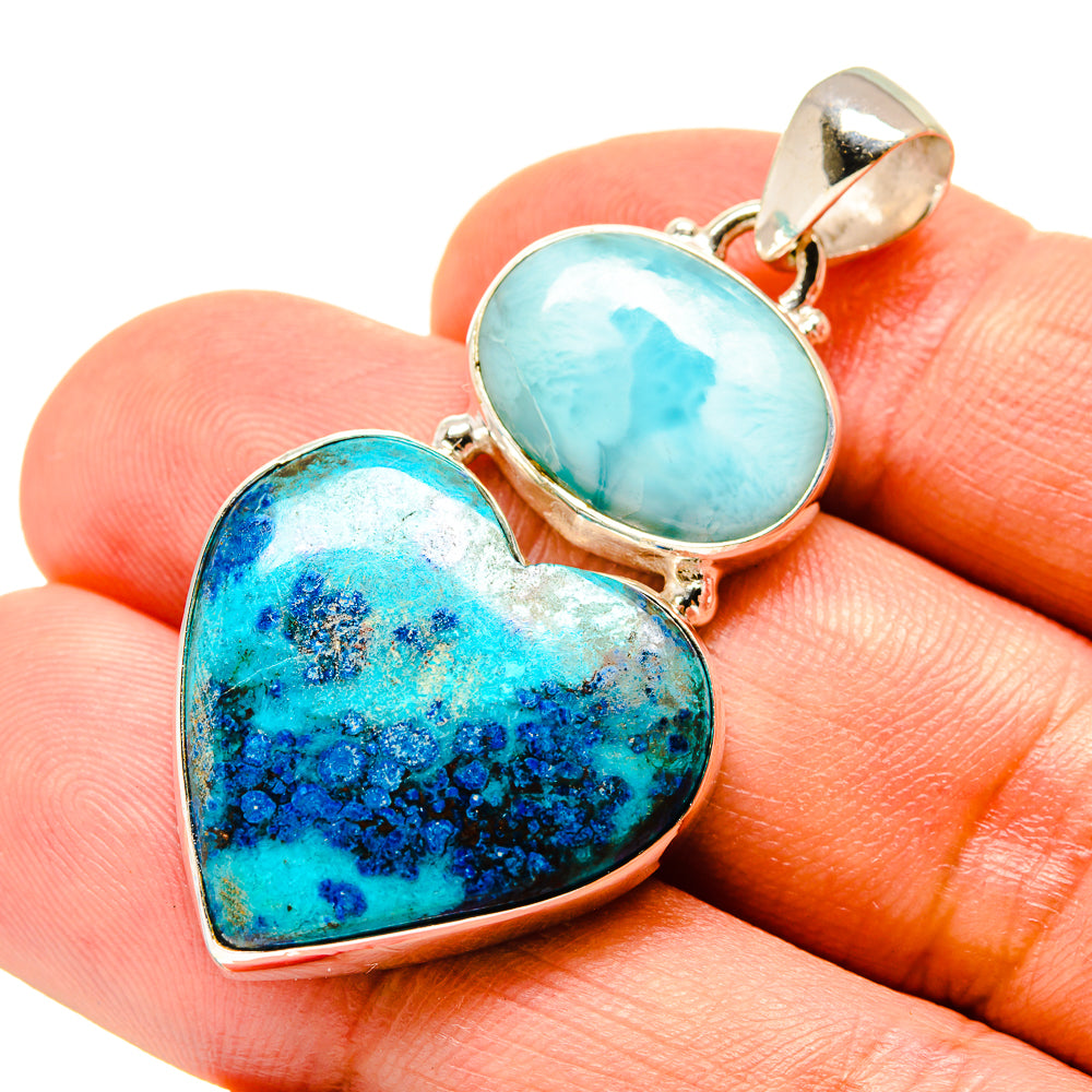 Shattuckite Pendants handcrafted by Anasilvercos - PD757411