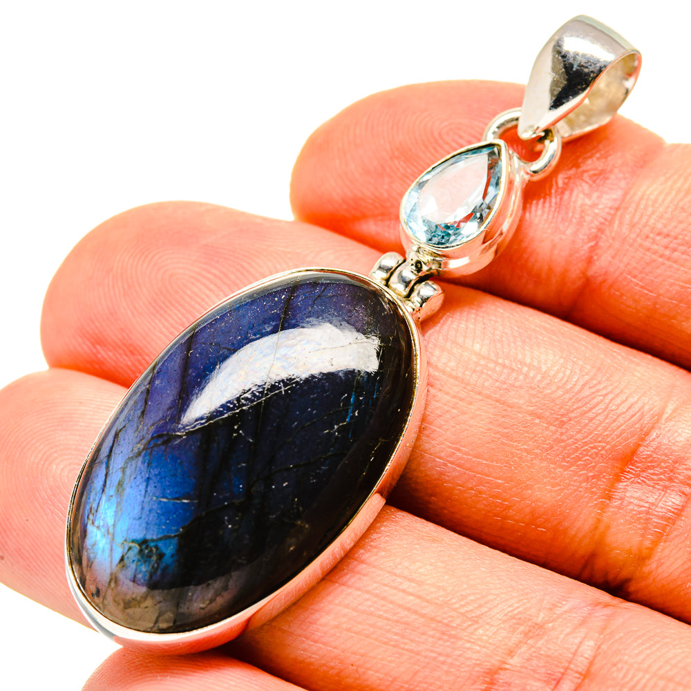 Labradorite Pendants handcrafted by Anasilvercos - PD757415