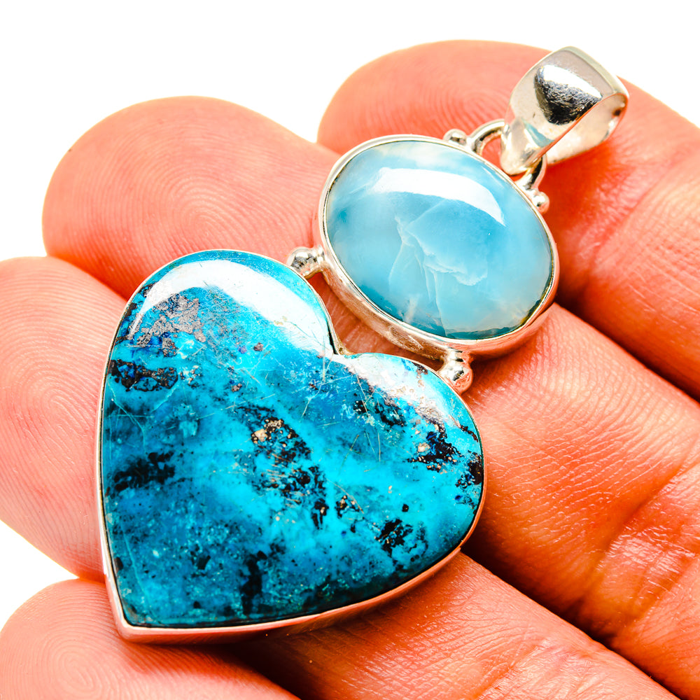 Shattuckite Pendants handcrafted by Anasilvercos - PD757426
