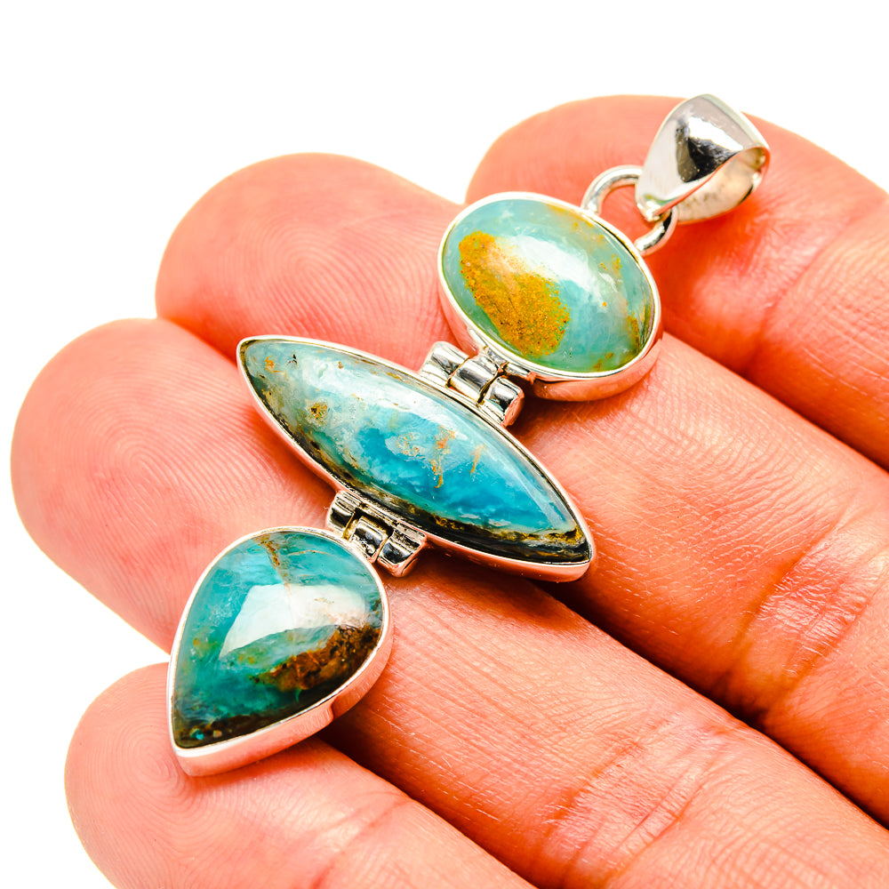 Peruvian Opal Pendants handcrafted by Anasilvercos - PD757435