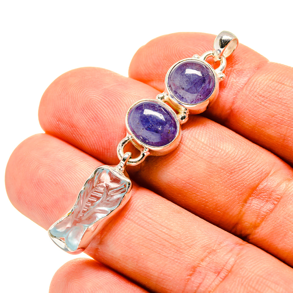 Aquamarine Pendants handcrafted by Anasilvercos - PD757438