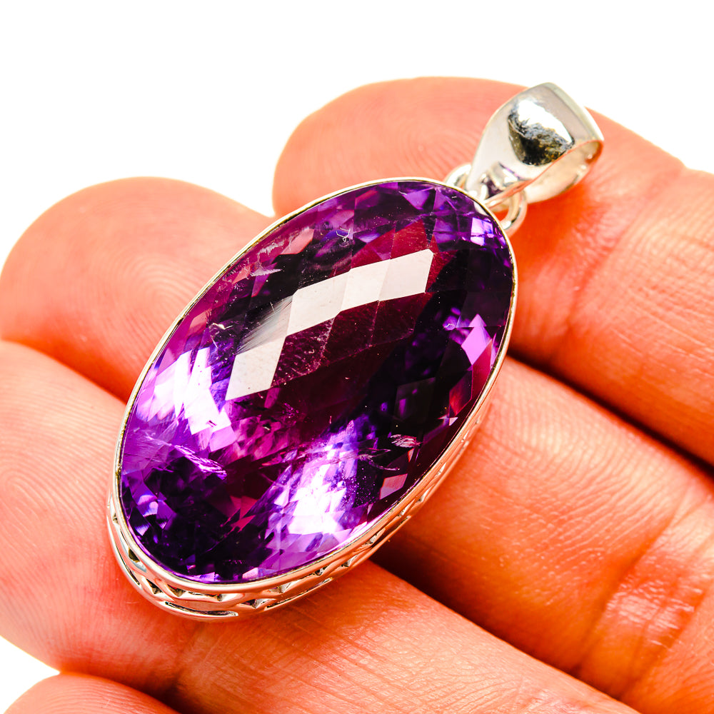 Amethyst Pendants handcrafted by Anasilvercos - PD757441