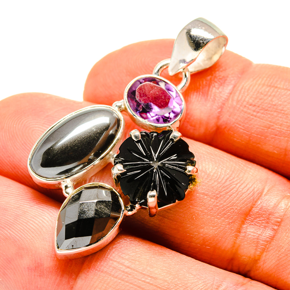 Hematite Pendants handcrafted by Anasilvercos - PD757453