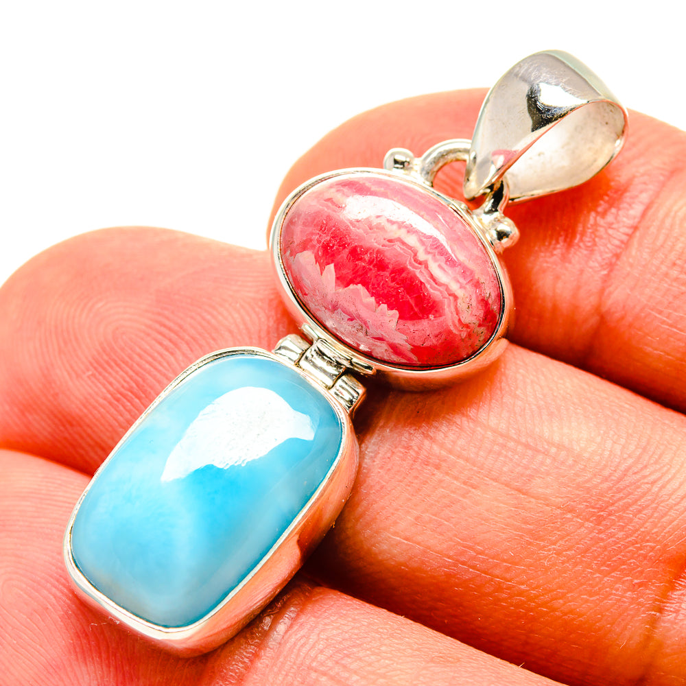 Larimar Pendants handcrafted by Anasilvercos - PD757475