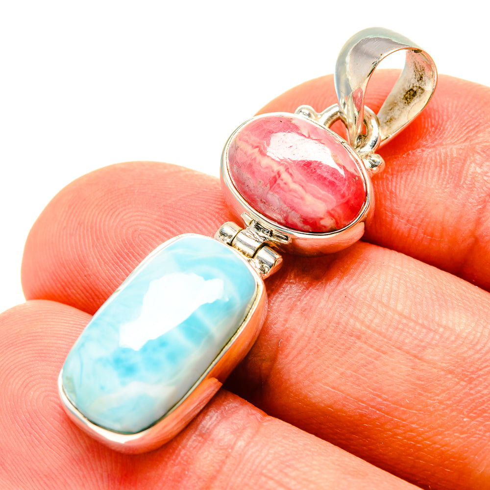 Larimar Pendants handcrafted by Anasilvercos - PD757481