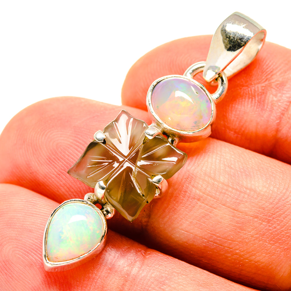 Smoky Quartz Pendants handcrafted by Anasilvercos - PD757486