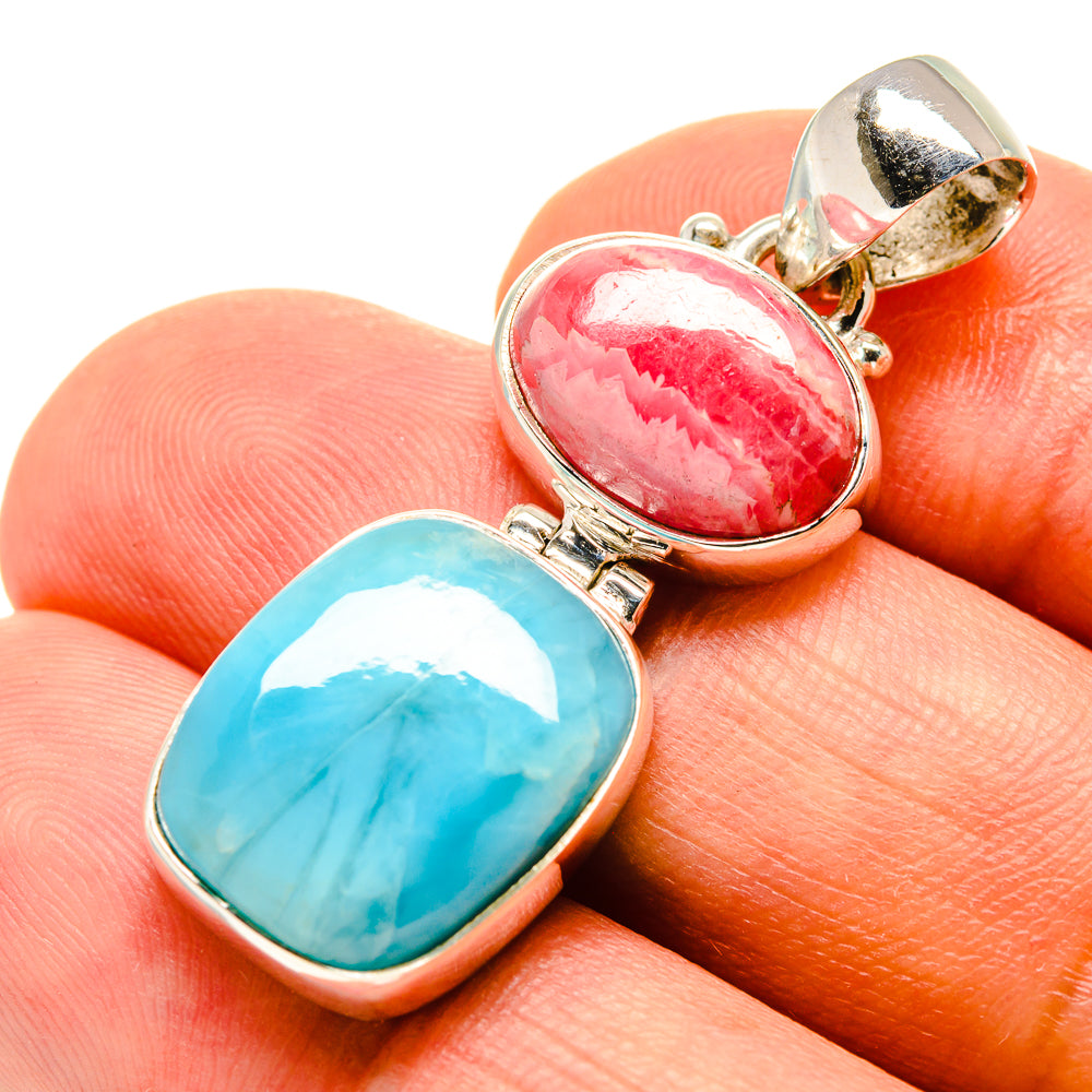 Larimar Pendants handcrafted by Anasilvercos - PD757514
