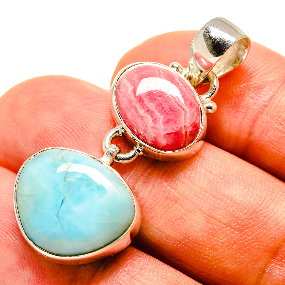 Larimar Pendants handcrafted by Anasilvercos - PD757515