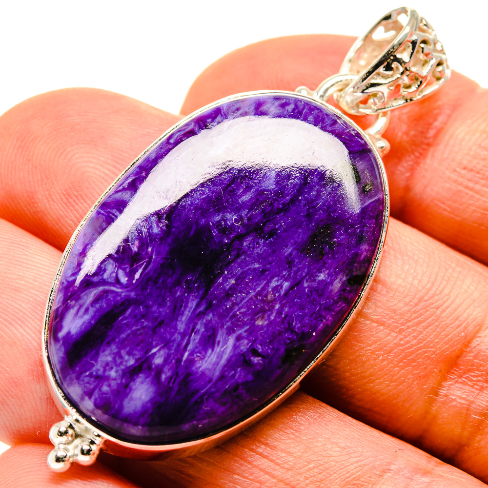 Charoite Pendants handcrafted by Anasilvercos - PD757526