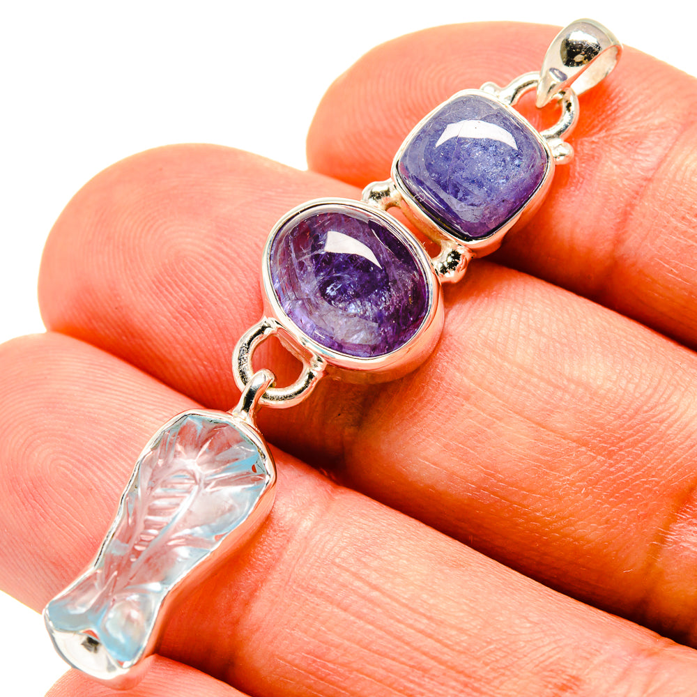 Aquamarine Pendants handcrafted by Anasilvercos - PD757532