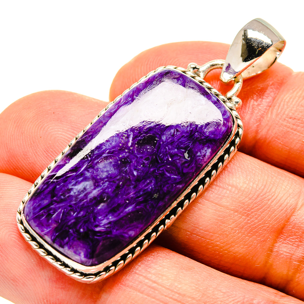 Charoite Pendants handcrafted by Anasilvercos - PD757539