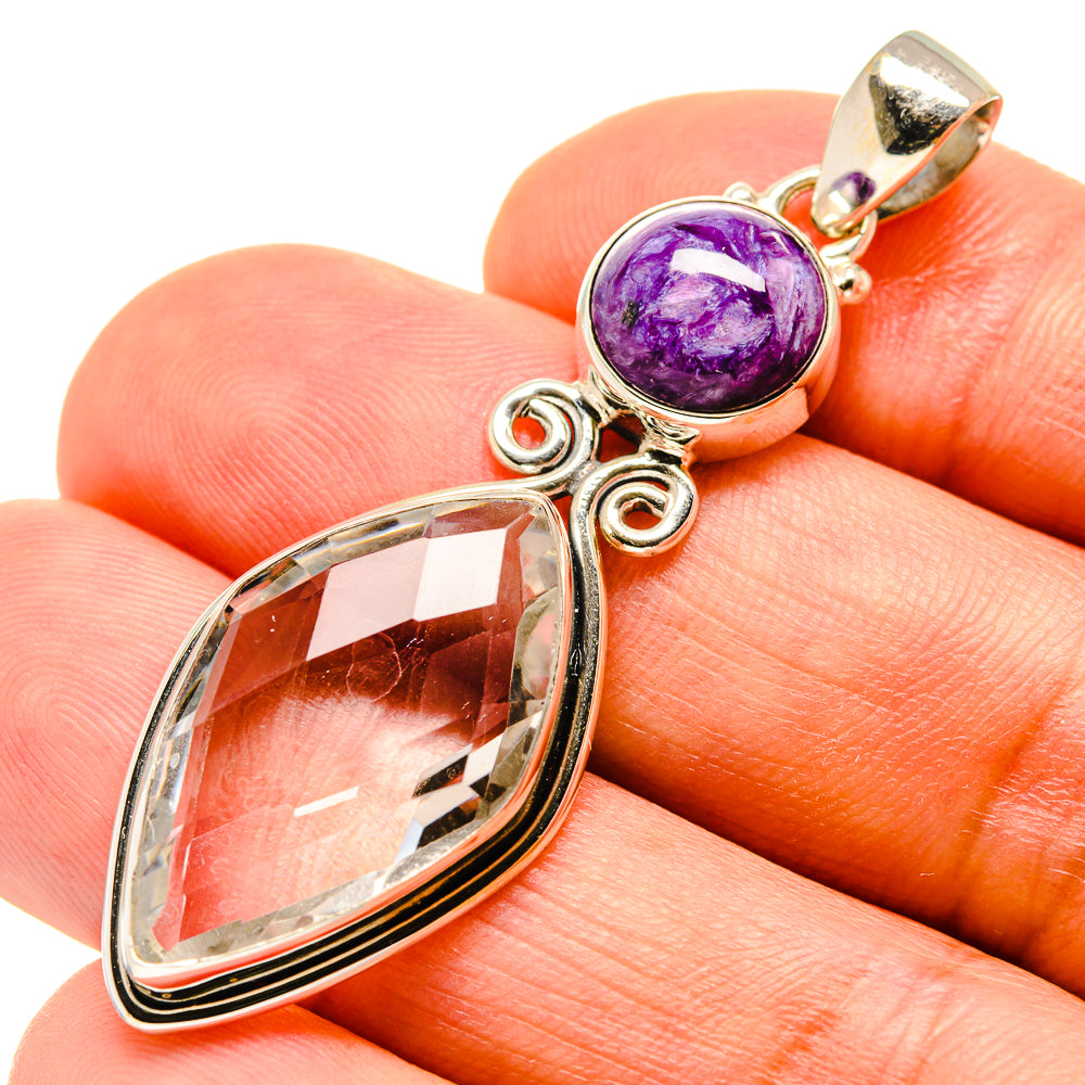Green Amethyst Pendants handcrafted by Anasilvercos - PD757545