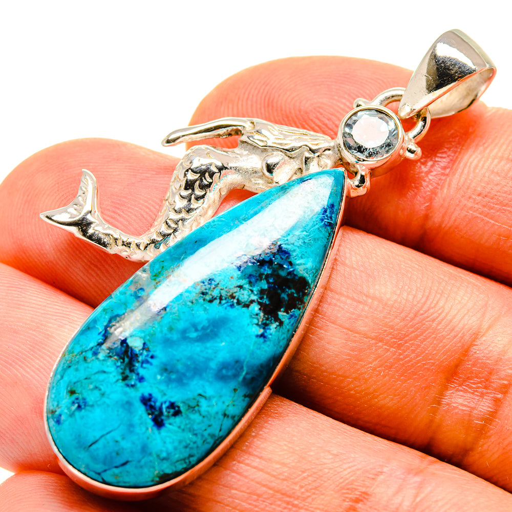 Shattuckite Pendants handcrafted by Anasilvercos - PD757547