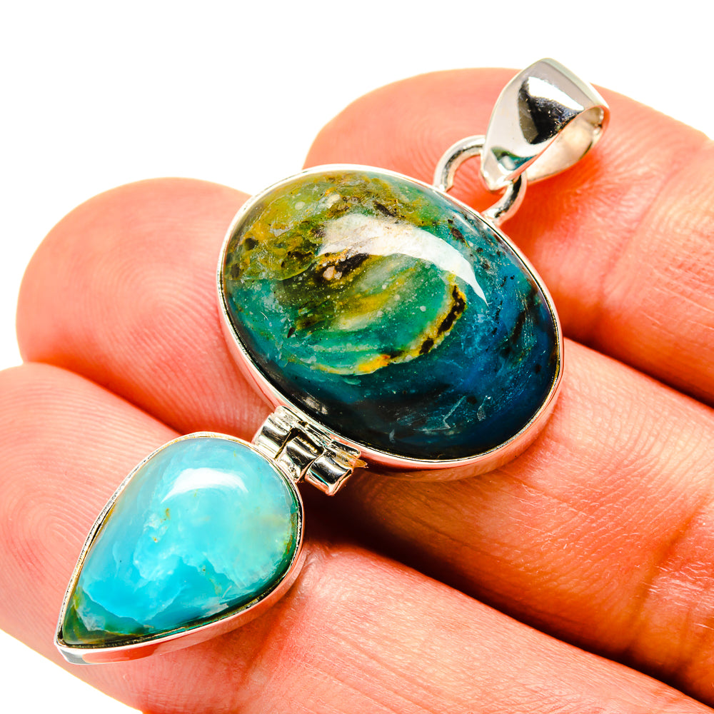 Peruvian Opal Pendants handcrafted by Anasilvercos - PD757548