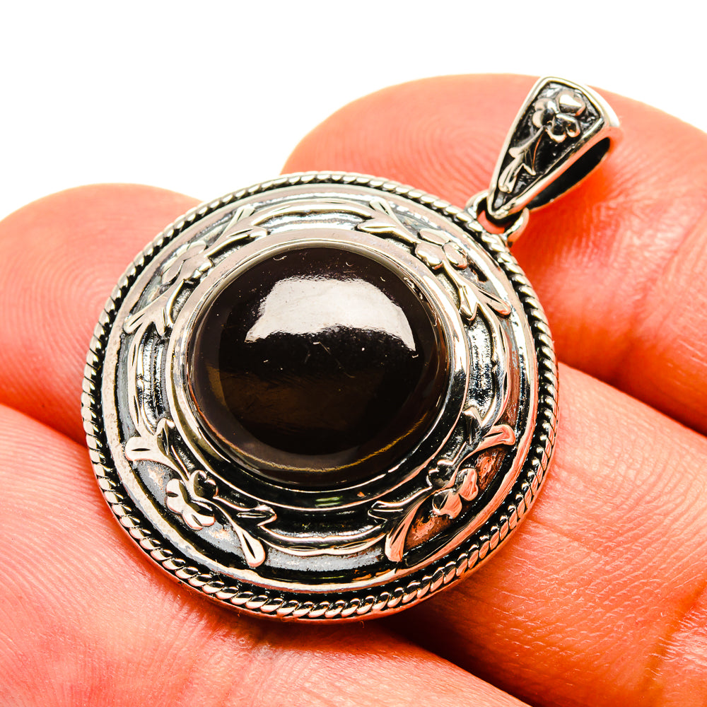 Smoky Quartz Pendants handcrafted by Anasilvercos - PD757549