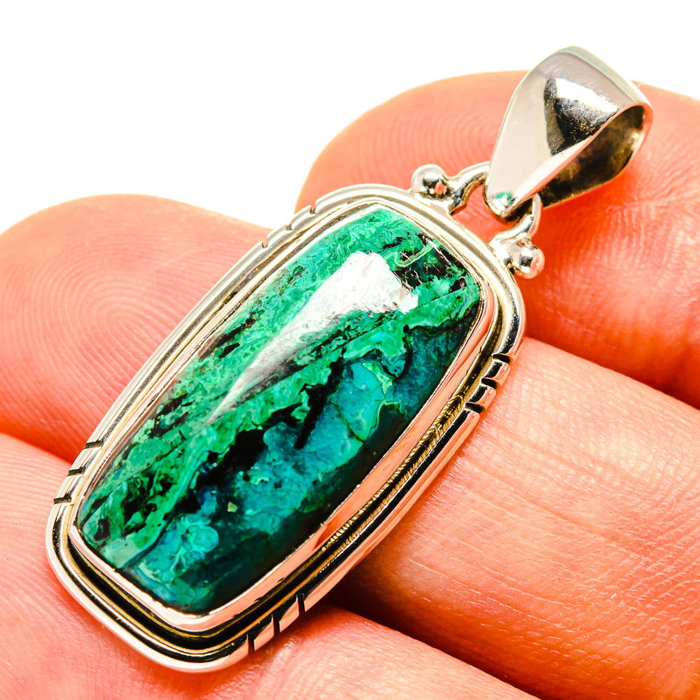 Chrysocolla Pendants handcrafted by Anasilvercos - PD757556