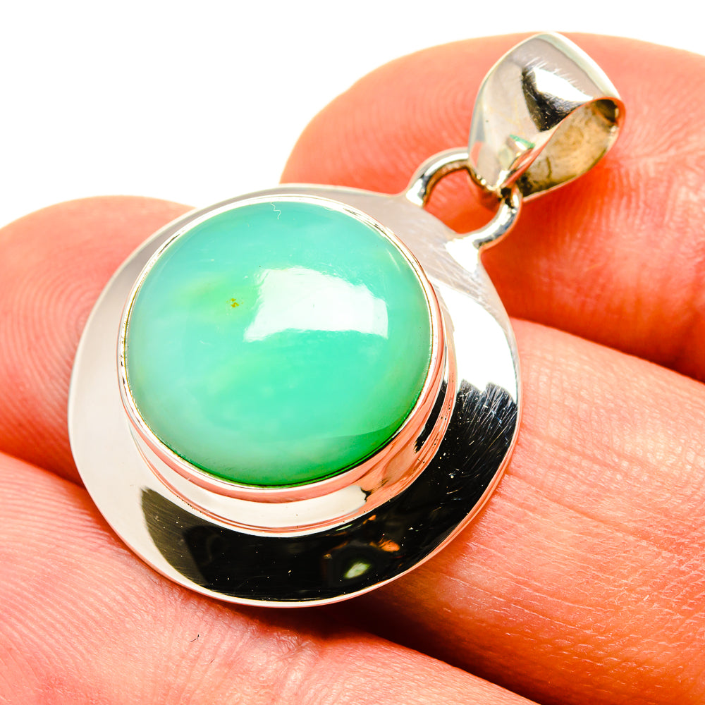 Chrysoprase Pendants handcrafted by Anasilvercos - PD757557