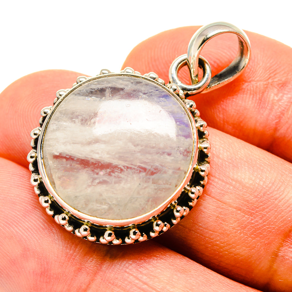 Rainbow Moonstone Pendants handcrafted by Anasilvercos - PD757563