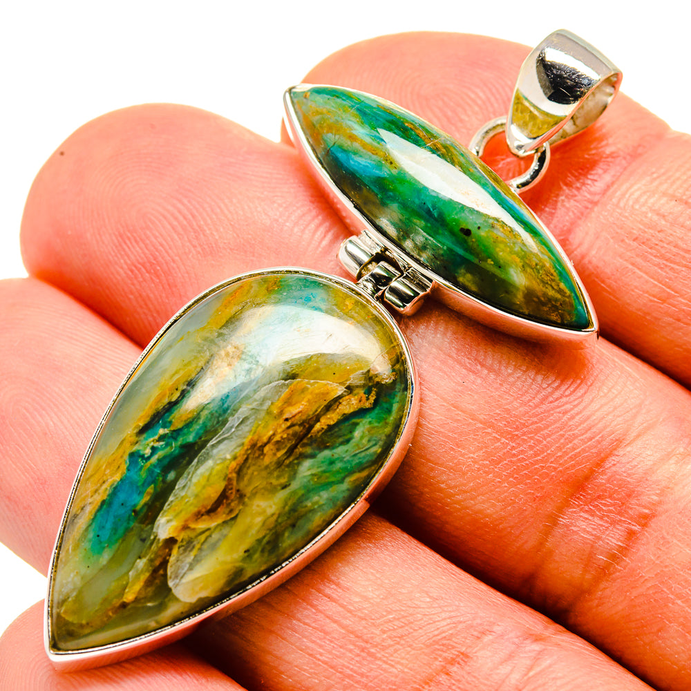 Peruvian Opal Pendants handcrafted by Anasilvercos - PD757607