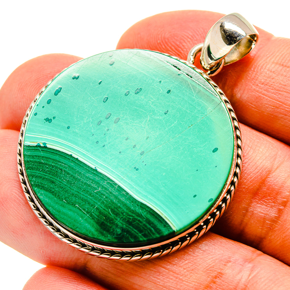 Malachite Pendants handcrafted by Anasilvercos - PD757619