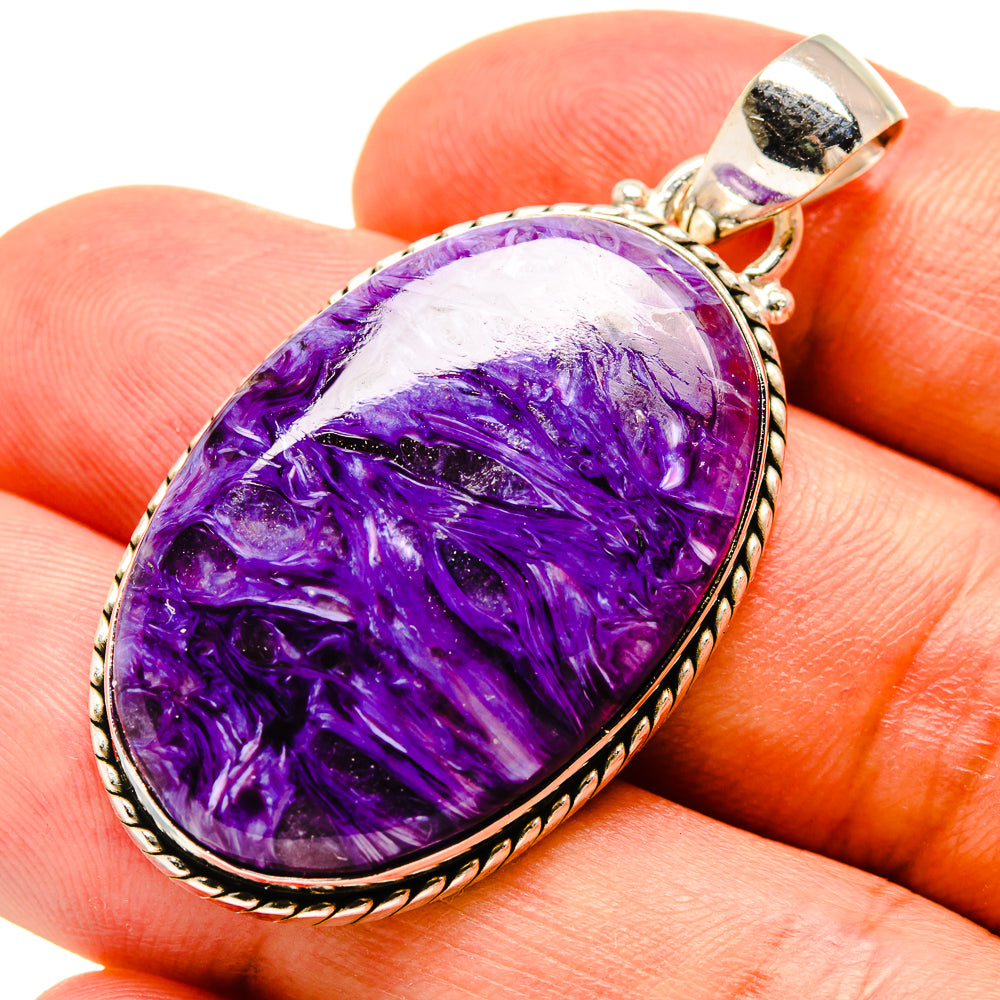 Charoite Pendants handcrafted by Anasilvercos - PD757624