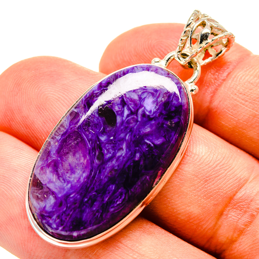 Charoite Pendants handcrafted by Anasilvercos - PD757626