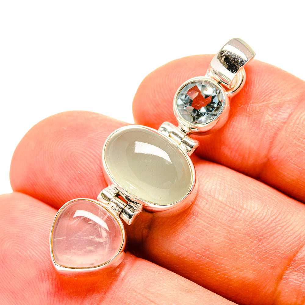 Prehnite Pendants handcrafted by Anasilvercos - PD757629