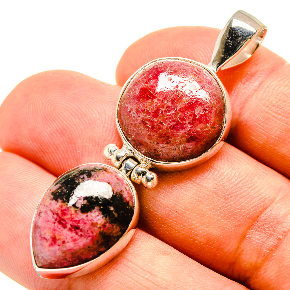 Rhodonite Pendants handcrafted by Anasilvercos - PD757646