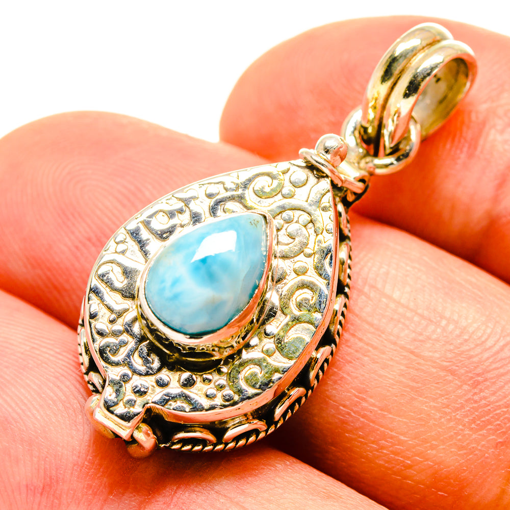 Larimar Pendants handcrafted by Anasilvercos - PD757655
