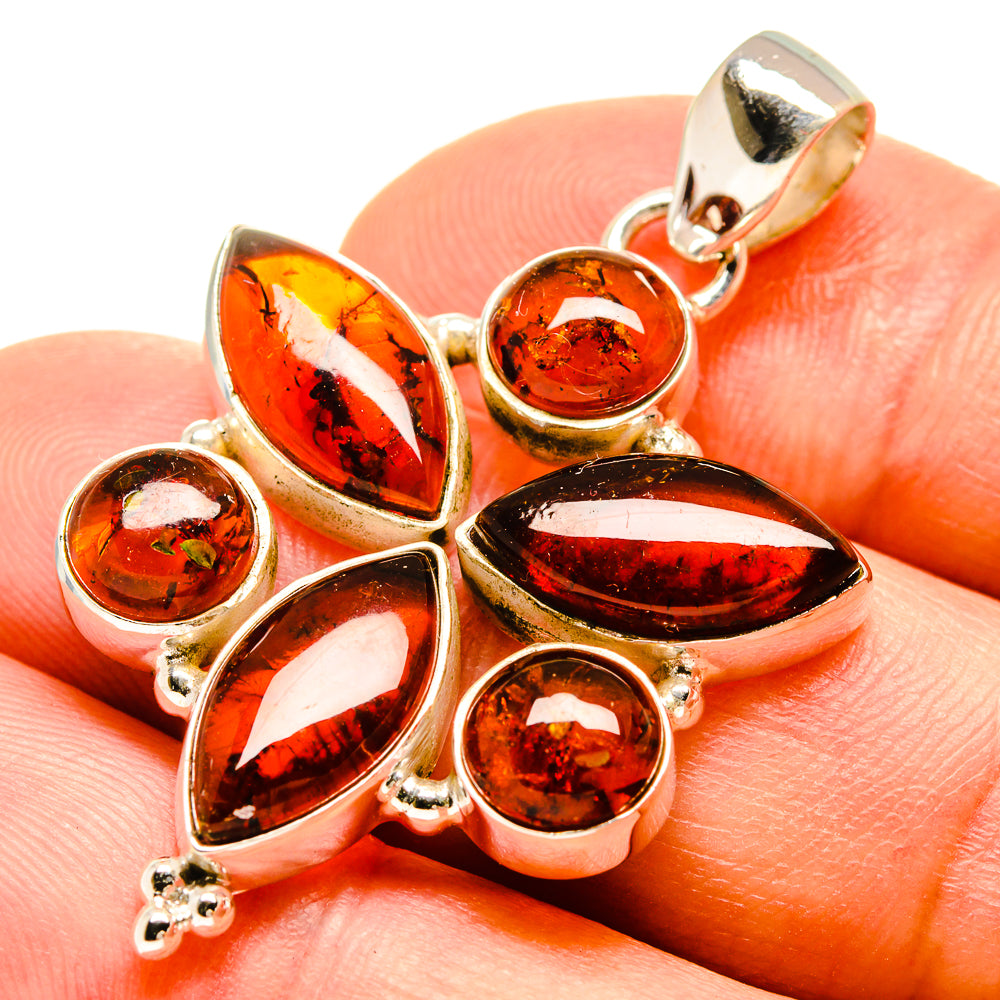 Baltic Amber Pendants handcrafted by Anasilvercos - PD757678