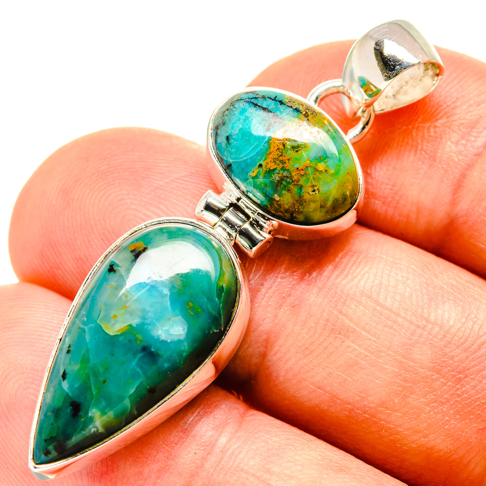 Peruvian Opal Pendants handcrafted by Anasilvercos - PD757694