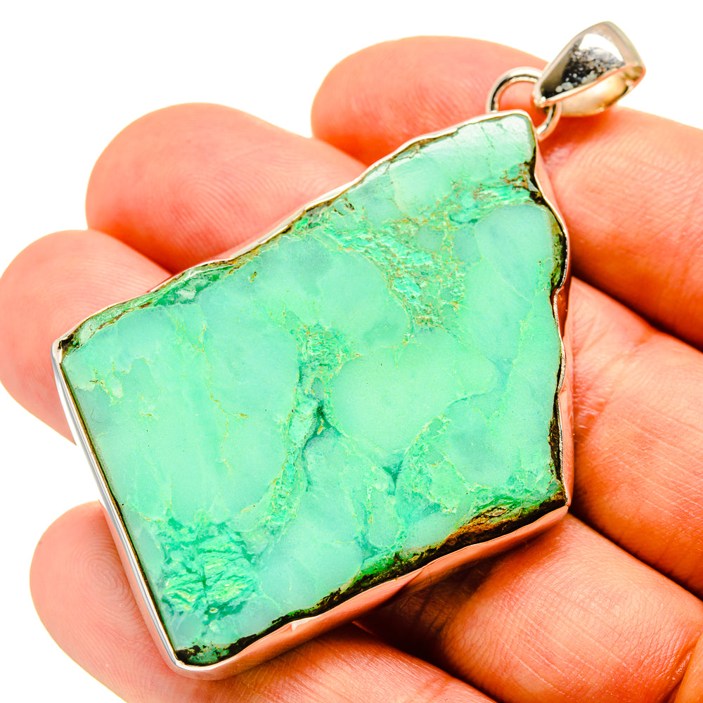 Chrysoprase Pendants handcrafted by Anasilvercos - PD757712