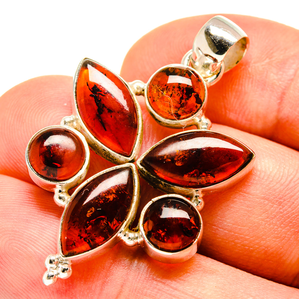Baltic Amber Pendants handcrafted by Anasilvercos - PD757728