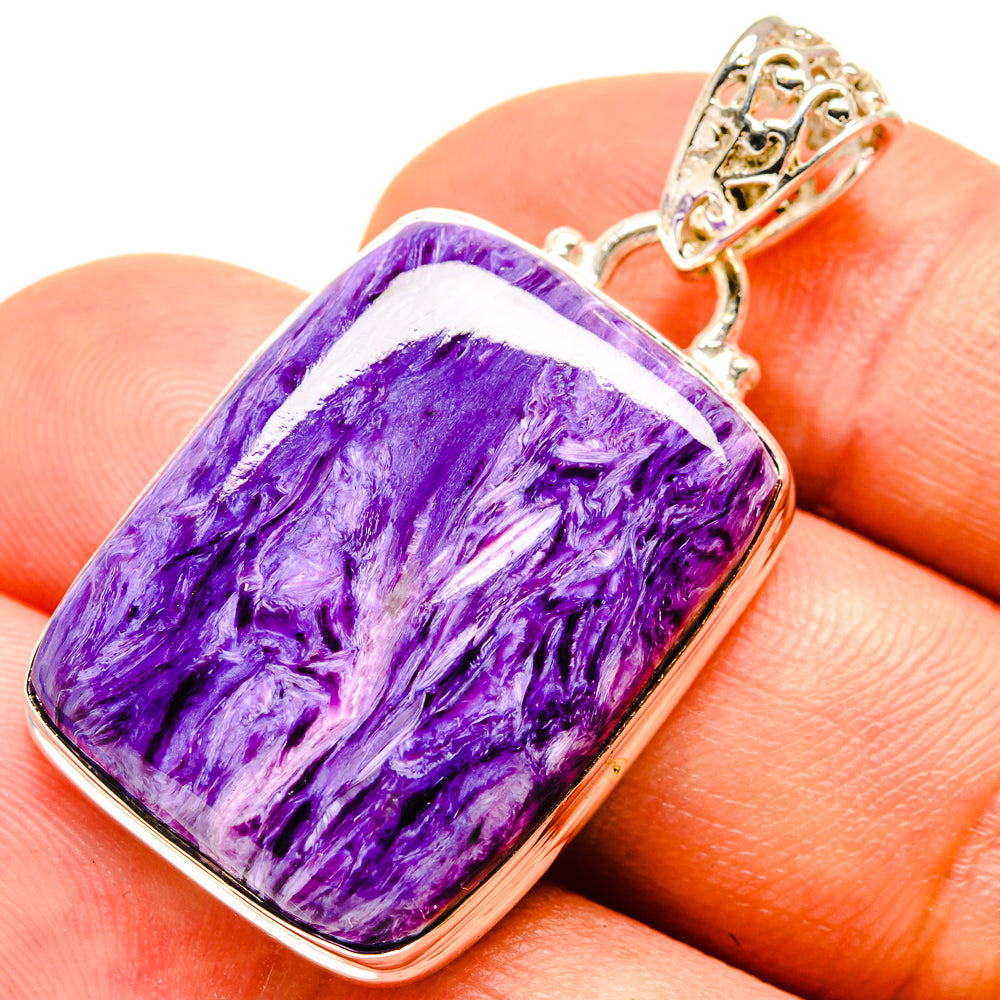 Charoite Pendants handcrafted by Anasilvercos - PD757739