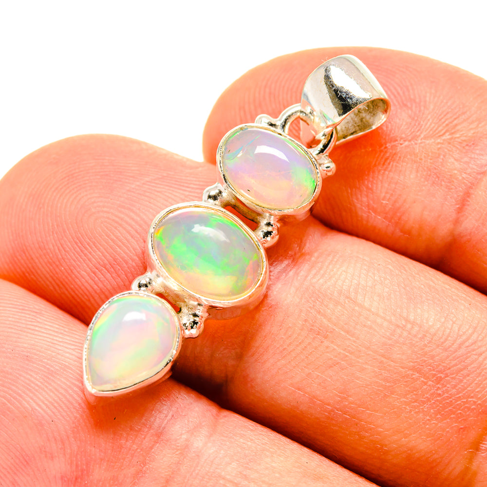 Ethiopian Opal Pendants handcrafted by Anasilvercos - PD757757