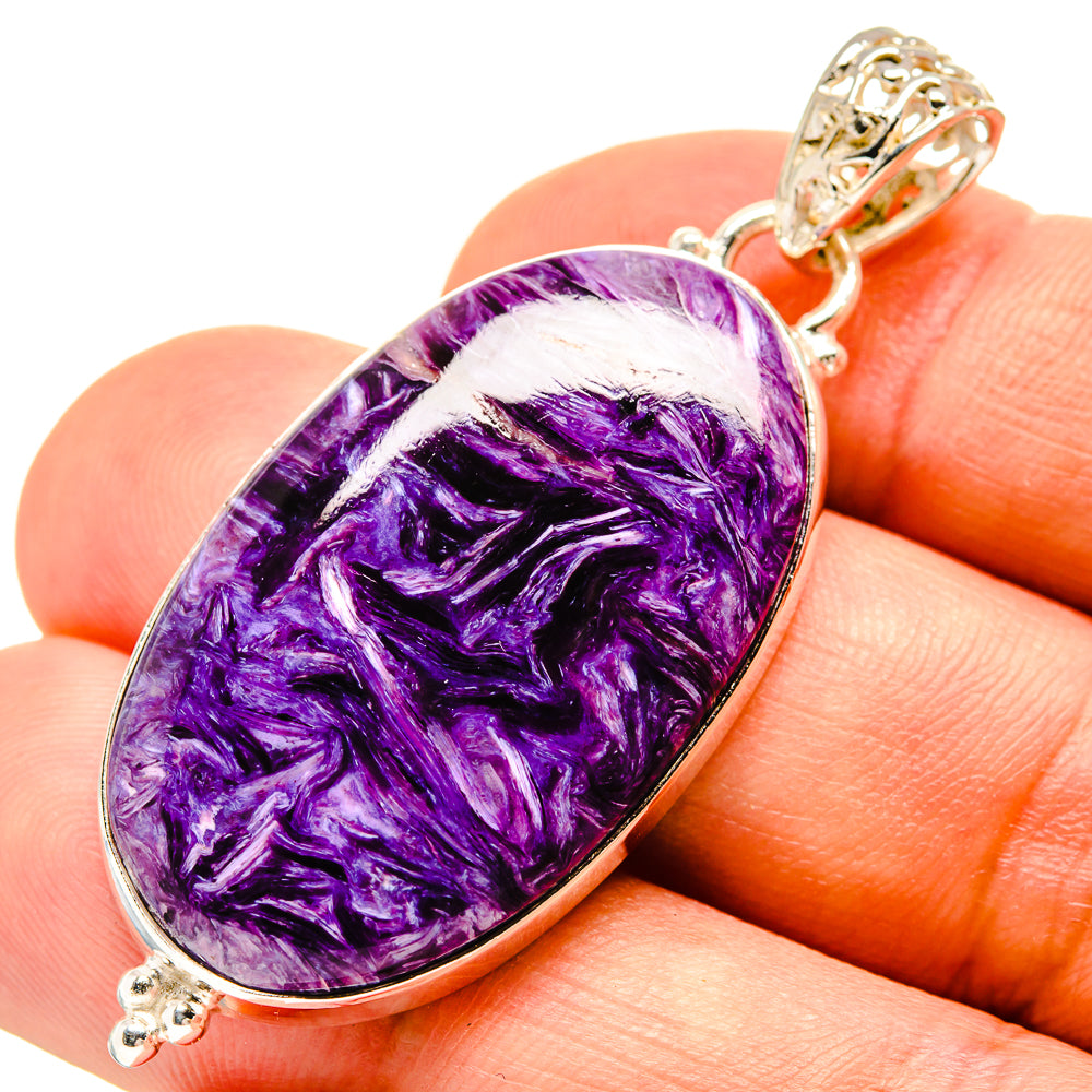 Charoite Pendants handcrafted by Anasilvercos - PD757767