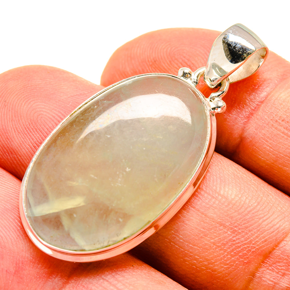 Prehnite Pendants handcrafted by Anasilvercos - PD757775