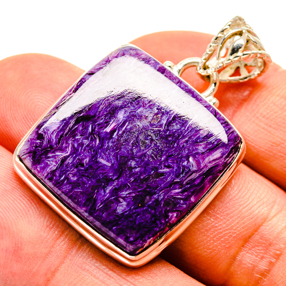 Charoite Pendants handcrafted by Anasilvercos - PD757779