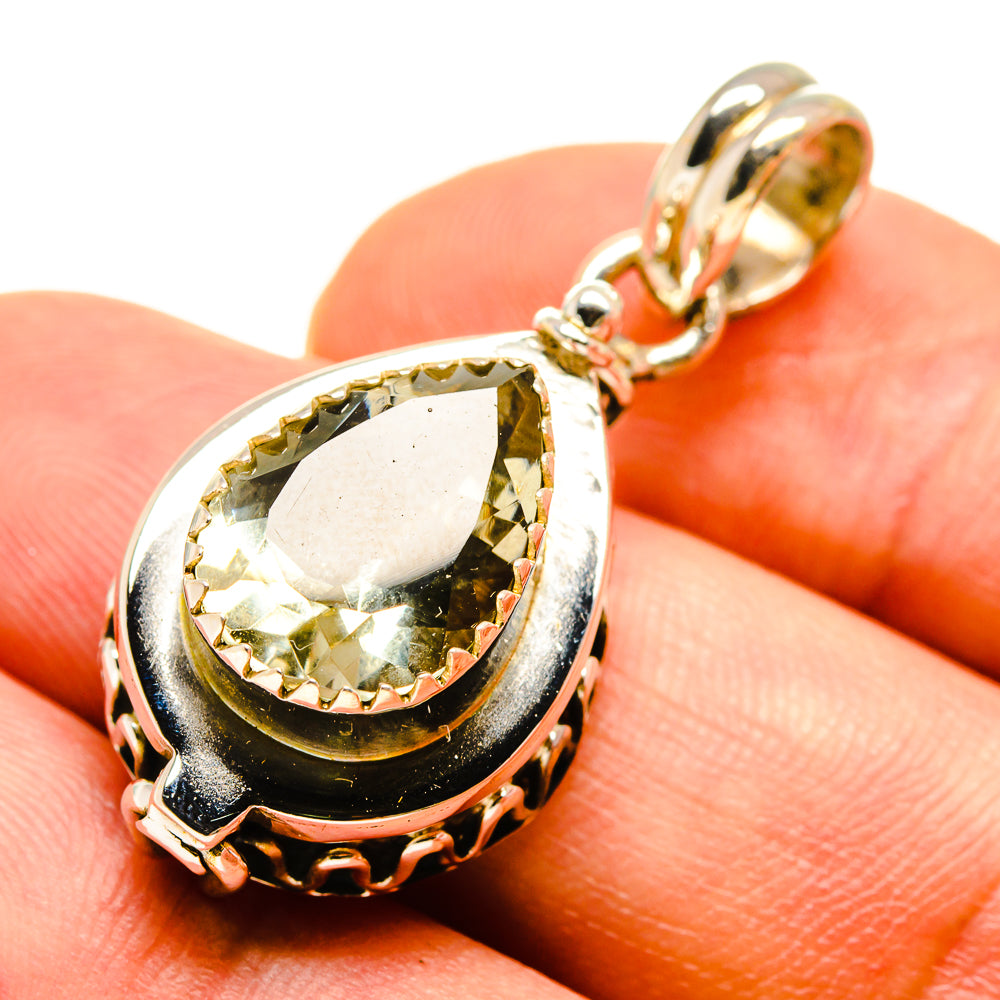 Green Amethyst Pendants handcrafted by Anasilvercos - PD757789