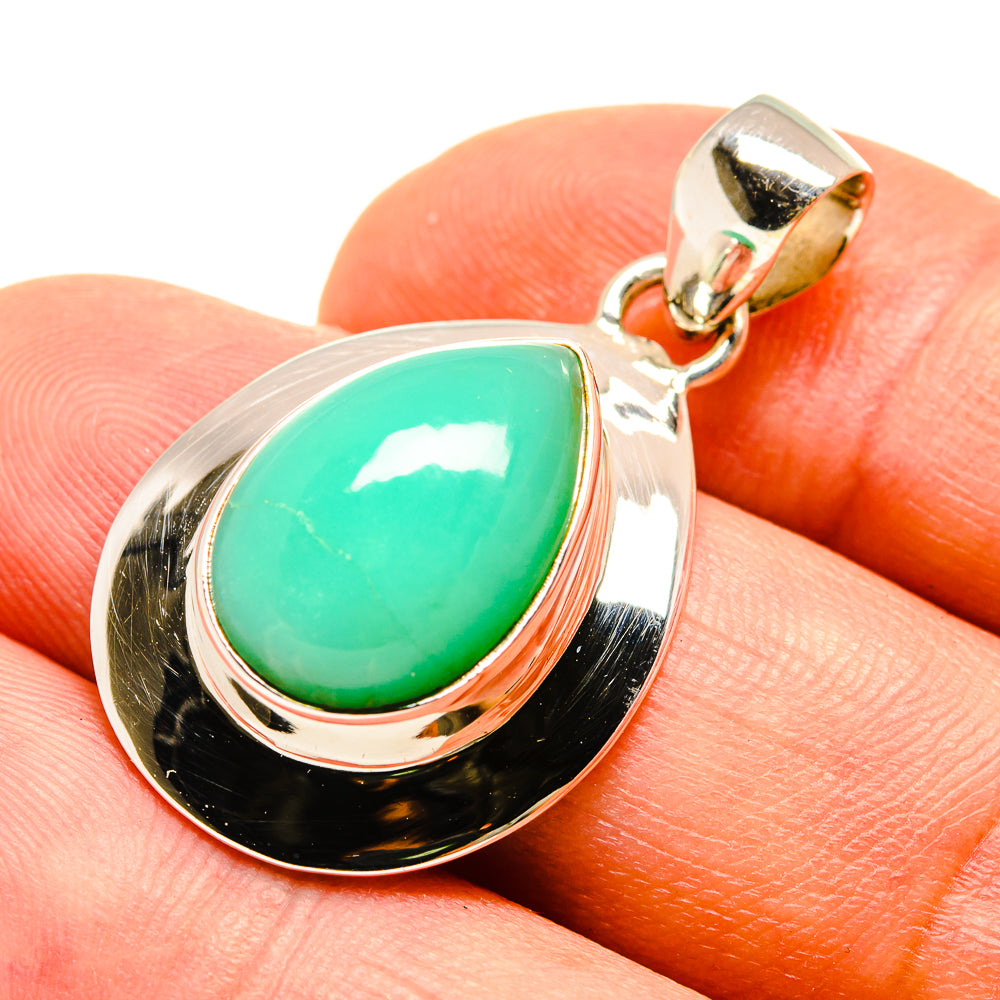 Chrysoprase Pendants handcrafted by Anasilvercos - PD757795