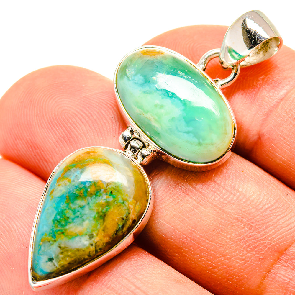 Peruvian Opal Pendants handcrafted by Anasilvercos - PD757821