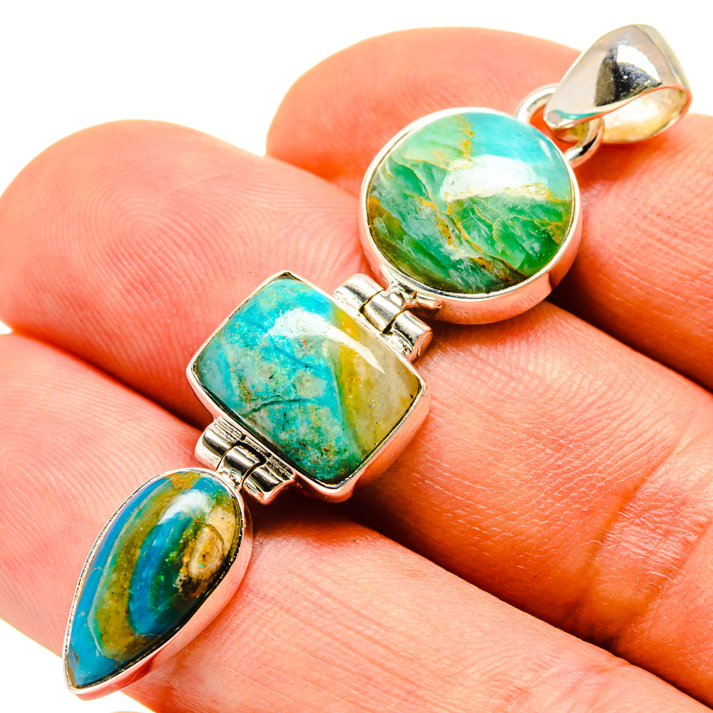 Peruvian Opal Pendants handcrafted by Anasilvercos - PD757822